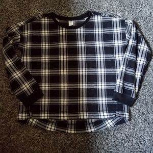 Girls size large 10/12 long sleeve fleece pull over